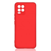 Изображение товара Чехол силиконовый с микрофиброй DF rmOriginal-12 для Realme 8/8 Pro Красный