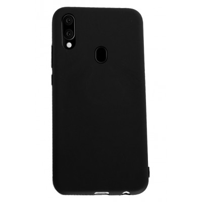 Фото Чехол-накладка Silicone Case для Samsung Galaxy A40 Черный