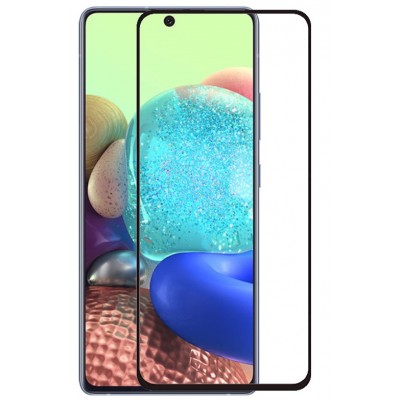 Фото Защитное стекло 3D для Samsung Galaxy A12/A71 Черное
