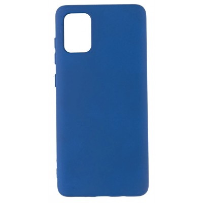 Фото Чехол-накладка Silicone Case для Samsung Galaxy A71 Синий