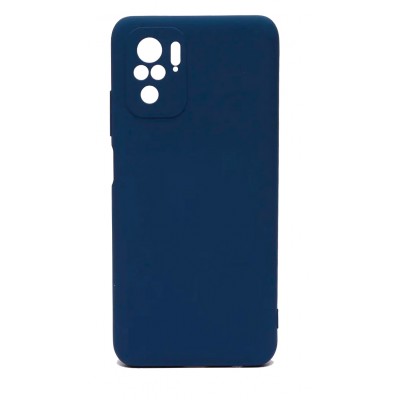 Фото Накладка силиконовая Silicone Case для Xiaomi Redmi Note 10/Note 10S Синяя