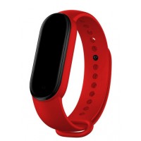 Изображение товара Силиконовый ремешок Zibelino для Xiaomi Mi Band 5/6 Красный
