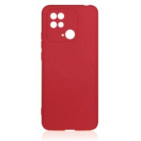 Изображение товара Накладка силиконовая Silicone Case для Xiaomi Redmi 10C Красная