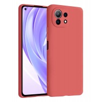Изображение товара Накладка силиконовая Fashion Case для Xiaomi Mi 11 Lite/11 Lite 5G NE Красная