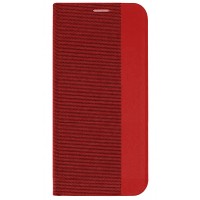 Изображение товара Чехол книжка Protective Case Textile book для Xiaomi Redmi Note 12 Pro 5G/Redmi Note 12 Pro+/Poco X5 Pro 5G Красная