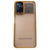 Изображение товара Накладка бронированная Fashion Case для Xiaomi Poco X4 Pro 5G, оранжевая