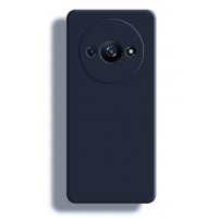 Изображение товара Накладка силиконовая Silicone Case для Xiaomi Redmi A3, темно-синяя