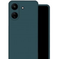 Изображение товара Накладка силиконовая Silicone Cover для Xiaomi Redmi 13C/Poco C65, темно-зеленая