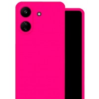 Изображение товара Накладка силиконовая Silicone Cover для Xiaomi Redmi 13C/Poco C65, розовая