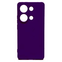 Изображение товара Накладка силиконовая для Xiaomi Redmi Note 13 Pro 4G/Poco M6 Pro 4G, фиолетовая