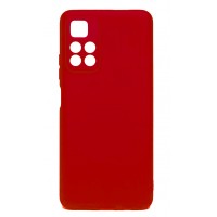 Изображение товара Накладка силиконовая Silicone Cover для Xiaomi Poco M4 Pro 5G Красная