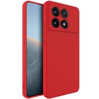 Изображение товара Накладка силиконовая Silicone Cover для Xiaomi Poco X6 Pro 5G, красная