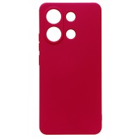 Изображение товара Накладка силиконовая Silicone Cover для Xiaomi Redmi Note 13 Pro 4G/Poco M6 Pro 4G, красная