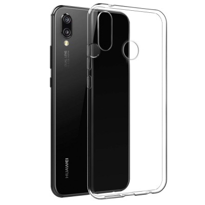 Фото Накладка на заднюю панель силиконовая J-case для Huawei P Smart (2019) Прозрачная