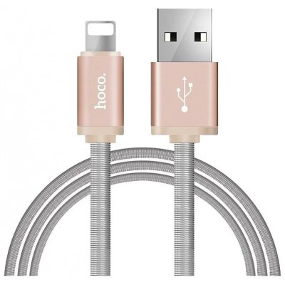 Фото Кабель Hoco U5 Full metal USB - Lightning Золотой