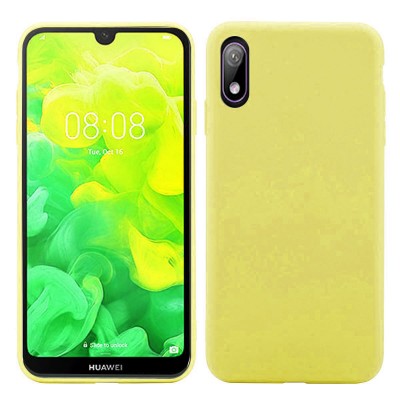 Фото Чехол-накладка Silicone Case для Huawei Y5 (2019) Желтый