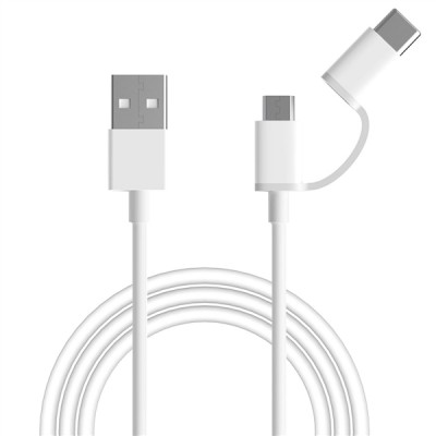 Фото Кабель Xiaomi SJX02ZM Type-C/Micro USB Белый