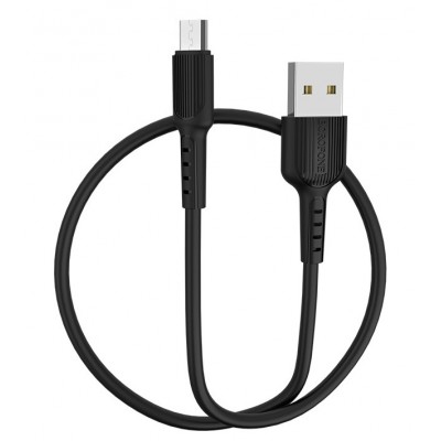 Фото Кабель  Borofone BX16 Micro USB Черный