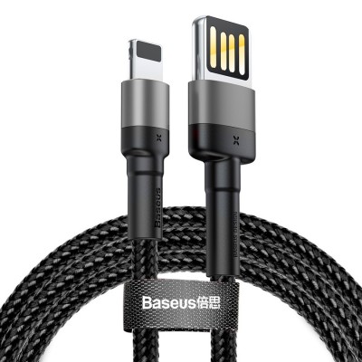 Фото Кабель Lightning Baseus Cafule Cable (CALKLF-GG1) Черный