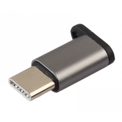 Фото Переходник Finity USB Type-C - micro USB Серебристый