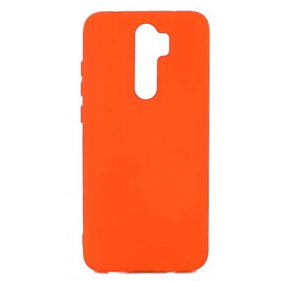 Фото Силиконовая накладка Zibelino Soft Mate для Xiaomi Redmi Note 8 Pro Оранжевая