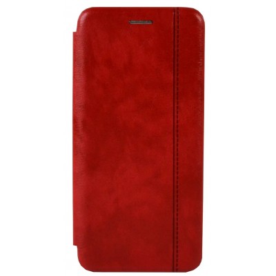 Фото Чехол книжка Fashion Case Retro Line для Xiaomi Redmi 9A Красная