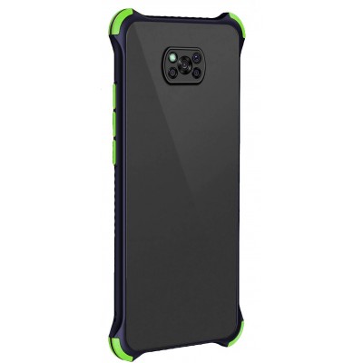 Фото Накладка с усиленными углами  Fashion Case для Xiaomi Poco X3 Синяя