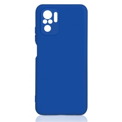 Фото Накладка силиконовая с микрофиброй DF xiOriginal-19 для Xiaomi Redmi Note 10/Note 10S Синяя