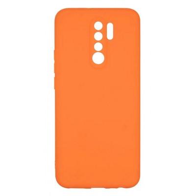 Фото Накладка на заднюю панель силиконовая Monarch Premium PS-01 для Xiaomi Redmi 9 Темно-оранжевая