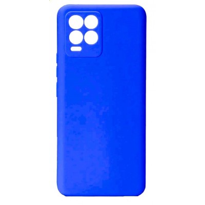Фото Накладка силиконовая Silicone Case для Realme 8/8 Pro Синий перламутр