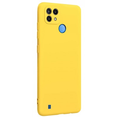 Фото Накладка силиконовая Case для Realme C21/C21Y Желтая