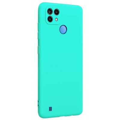 Фото Накладка силиконовая Case для Realme C21/C21Y Бирюзовая