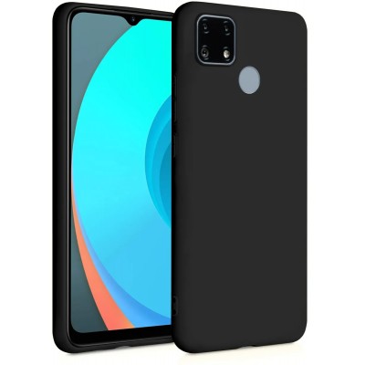 Фото Накладка силиконовая Case для Realme C25 Черная