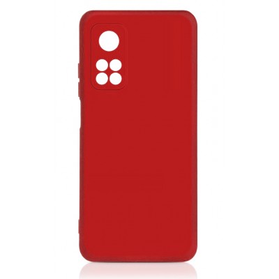 Фото Накладка силиконовая с микрофиброй DF xiOriginal-27 для Xiaomi Redmi Note 11 Pro/Note 11 Pro 5G/Note 12 Pro 4G Красная