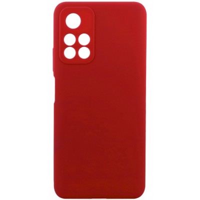 Фото Накладка силиконовая Silicone Cover для Xiaomi Redmi 10 Красная