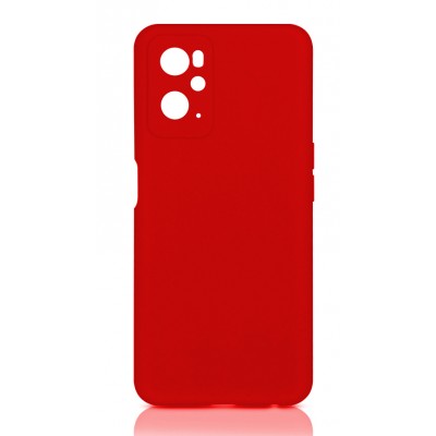 Фото Накладка силиконовая матовая Fashion Case для Realme 9i Красная
