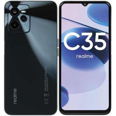 Фото Смартфон realme C35 4/128 ГБ RU, черный