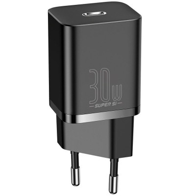 Фото Сетевое зарядное устройство Baseus Super Si Quick Charger 30W (CCSUP-J01) черное