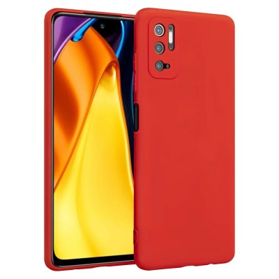 Фото Накладка силиконовая Fashion Case для Xiaomi Poco M3 Pro/Redmi Note 10T Красная