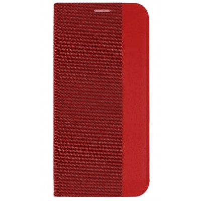 Фото Чехол книжка Protective Case Textile book для Xiaomi Redmi Note 10 Pro Красная