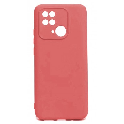 Фото Накладка силиконовая Silicone Case для Xiaomi Redmi 10C Розовая