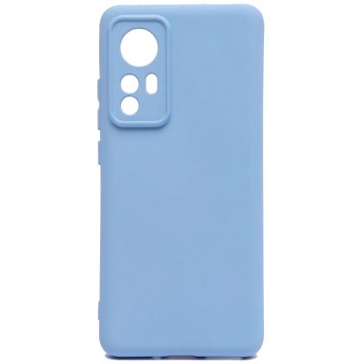 Фото Накладка силиконовая Silicone Case для Xiaomi 12/12X Голубая