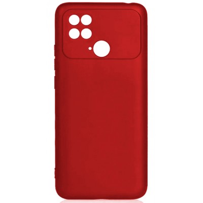Фото Накладка силиконовая Silicone Case для Xiaomi Poco C40 Красная