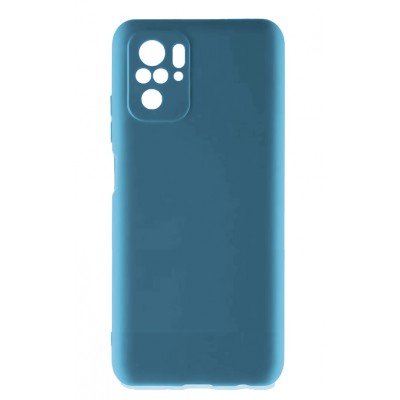 Фото Накладка силиконовая Silicone Case для Xiaomi Poco M5S Голубая