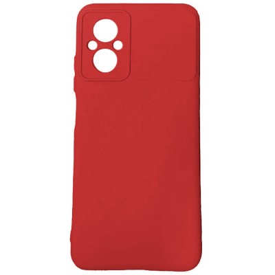 Фото Накладка силиконовая Silicone Case для Xiaomi Poco M5 Красная
