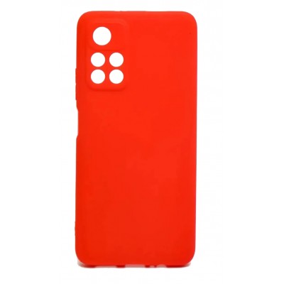 Фото Накладка силиконовая Fashion Case для Xiaomi Poco M4 Pro 5G Красная