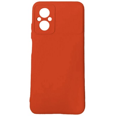Фото Накладка силиконовая Silicone Case для Xiaomi Poco M5 Оранжевая