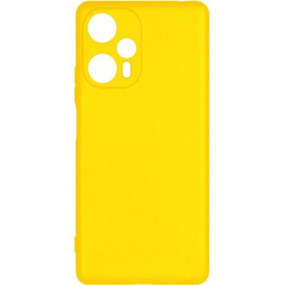 Фото Силиконовый чехол DF poCase-14 для Xiaomi Poco F5, желтый