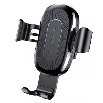 Фото Автомобильный держатель с беспроводной быстрой зарядкой Baseus Wireless Charger Gravity Car Mount (WXYL-01)