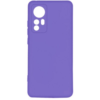 Фото Накладка силиконовая Fashion Case для Xiaomi 12 Lite Сиреневая